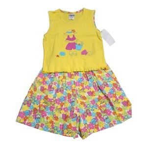 Kaboom 2pc Tank Top And Short Set Size Med